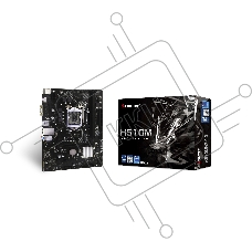 Материнская плата Biostar H510MHP 4.0, LGA 1200, Intel H470, 2xDDR4, 4xSATA, 1xM.2, 1xPCI-E 3.0 x16, 1xPCI-E x1, 1xHDMI, 1xVGA, 1x 1Gb LAN, 2xUSB-A 3.2 Gen 1, 2xUSB-A 2.0, 3x3.5 мм, 7.1, Micro-ATX