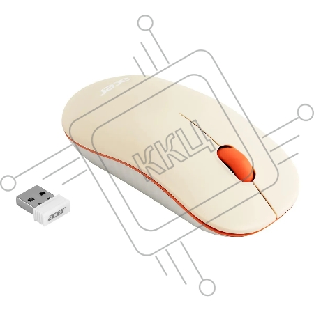 Клавиатура + мышь Acer OCC200 клав:бежевый мышь:бежевый USB беспроводная slim Multimedia