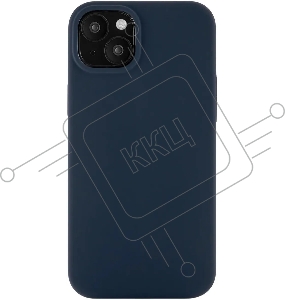 Чехол (клип-кейс) uBear для Apple iPhone 15 Plus Touch Mag Case with MagSafe темно-синий (CS271DB67TH-I23M)