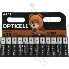 Батарея Opticell Basic LR6 AA (12шт) блистер