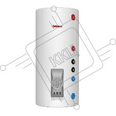 Водонагреватель Thermex IRP 200 V (combi) 6кВт 200л комбинированный напольный/белый