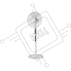 Вентилятор напольный Electrolux EFF-1020W