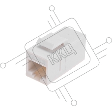 Адаптер проходной формата Rexant Pro Keystone, Jack RJ-45(8P8C), UTP, CAT 6
