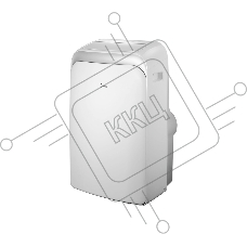 Кондиционер мобильный Midea MPPDA-09CRN7-Q белый