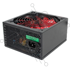 Блок питания Ginzzu PC800 14CM(Red) 80 PLUS  black,APFC,24+4p,4 PCI-E(6+2), 7*SATA, 4*IDE,оплетка, кабель питания,цветная коробка