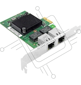 Сетевой адаптер Ethernet LR-LINK 9222HT, Intel I350-AM2, двойной порт RJ45, сетевая карта PCI-Ex1, 10/100/1000 Мбит/с (302472)