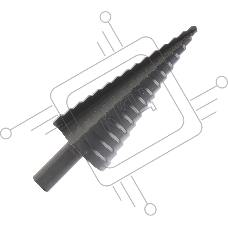 Сверло PATRIOT по металлу ступенчатое 4-32 мм, HSS, упаковка блистер