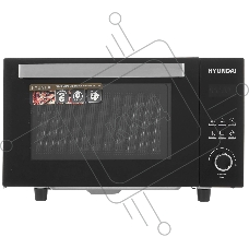 Микроволновая печь Hyundai HYM-D2073 черный, 23 л, 800 Вт, переключатели - поворотный механизм/кнопки