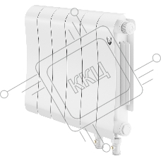 Радиатор биметаллический Royal Thermo Infinity 300 Bianco Traffico VR80 - 6 секц.