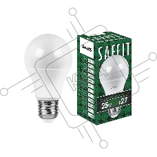 Лампа светодиодная SAFFIT SBA6525 (55088) 25 вт Е27 белый