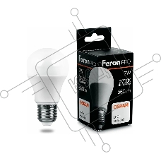 Лампа светодиодная FERON PRO LB-1007 (38023) 7 вт Е27 теплый