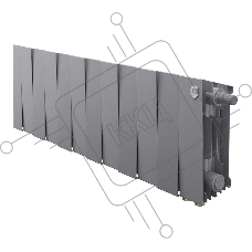 Радиатор биметаллический Royal Thermo PianoForte 200 Серебристый VR80- 12 секц.