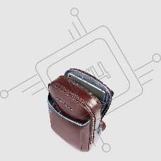 Сумка кросс-боди мужская Piquadro Blue Square CA6811B2/MO коричневая натур.кожа