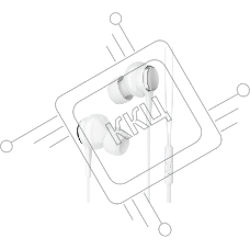 Наушники-гарнитура OLMIO Fly 3.5мм, белые, с микрофоном и кнопкой ответа