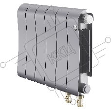 Радиатор биметаллический Royal Thermo Infinity 300 Silver Satin VR80 - 6 секц.