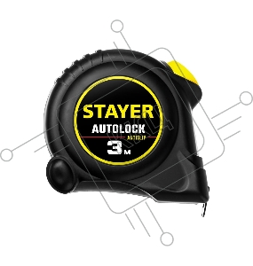 Рулетка Stayer АutoLock 3м / 16мм с автостопом 2-34126-03-16_z02