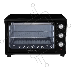 Мини-печь Willmark WO-503B (45 литров, таймер, термостат,230С, 1800Вт, чёрный)