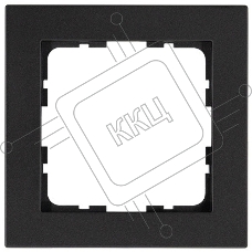 Рамка 1-м G-Classic антрацит Jasmart G1001B