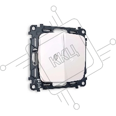 Комплект механизма 2-кл выключателя с подсветкой 5600K OMEGA Жемчуг QUANT (OP2040, VM115, G14W) MO204015