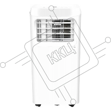 Кондиционер мобильный Hyundai HPAC-09-2 9000 BTU, 25 м², 64 дБ, охлаждение, осушение, белый