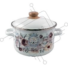 Кастрюля Appetite 1RD161М Roses эмалированная сталь 2 л 60070377