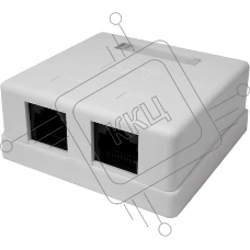 Розетка Suprlan 10-0310-1, наклад.RJ45 2 кат.6 UTP