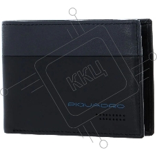 Кошелек мужской Piquadro Urban PU1392UB00R/NGR черный/серый натур.кожа