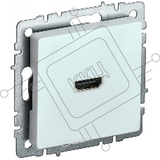 Розетка HDMI IEK BRITE РHDMI-0-БрЖ жемчуг