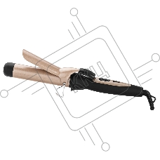 Щипцы для завивки волос BBK BST2502 черный/шампань, 32 мм, 200 °C, 1 режим
