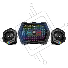 Акустическая система 2.1 Smartbuy W70, Bluetooth, 11Вт, RGB-подсветка, черная (арт. SBA-5150)