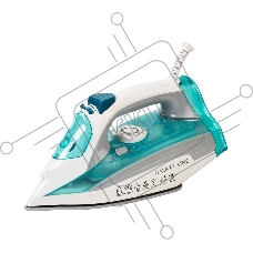 Утюг Galaxy Line GL 6127, бирюзовый, паровой, 2200 Вт, постоянный пар 50 г/мин, паровой удар 170 г/мин, функции: самоочистка, антикапля, антинакипь, функция увлажнения, вертикальное отпаривание, защита от перегрева, индикатор нагрева, керамическое покрыти