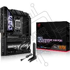Материнская плата ASUS ROG CROSSHAIR X870E HERO BTF, AM5, AMD X870E, 4xDDR5, 4xSATA, 5xM.2, 1xPCIe 5.0 x16, 1xPCIe 4.0 x4, 1xHDMI, 1x2.5Gb LAN, 1x5Gb LAN, Wi-Fi 7, Bluetooth 5.4, 2xUSB-C 40Gbps (USB4 / Gen3x2), 2xUSB-C 20Gbps (USB 3.2 Gen2x2), 6xUSB-A 10Gbps, 3x3.5 мм, 7.1, ATX