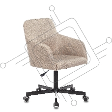 Кресло офисное Бюрократ CH-380M миндальный каппучино 38-402 крестовина металл
