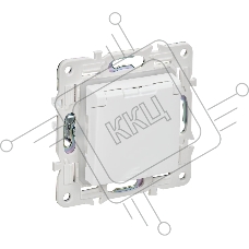 Розетка 1-м SKANDY 16А IP44 с заземл. защ. штроки с крышкой SK-R11W арктич. бел. IEK SK-R16-16-44-K01