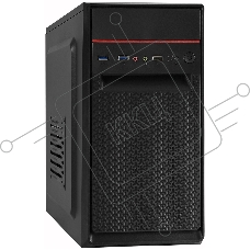 Компьютерный корпус Minitower ExeGate BAA-107U-AA500 (mATX, БП AA500 с вент. 8см, 1*USB+2*USB3.0, аудио, черный)