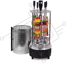 Электрошашлычница BQ BBQ1001 Black-Steel