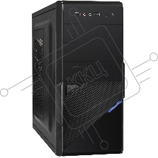 Компьютерный корпус Minitower ExeGate BA-201-UNS450 (mATX, БП UNS450 с вент. 12см, 2*USB, аудио, черный)