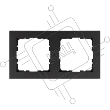 Рамка 2-м G-Classic Jasmart G1002B антрацит