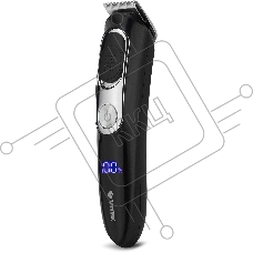 Триммер Vitek VT-2549 BK Питание сеть/аккумулятор. Встроенная аккумуляторная батарея Li-ion 700 mAh 3,7V. Время зарядки 90мин. Время автономной работы 45мин. Влажная очистка. Детальный триммер. Индикатор зарядки. ЖК дисплей с индикацией процента зарядки б