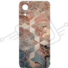Чехол (клип-кейс) Gresso для Samsung Galaxy A03 Core Meridian золотистый/синий (GR17AAAE8928)