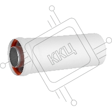 Удлинитель коаксиального дымохода раструбн. Royal Thermo 60/100, 250 мм