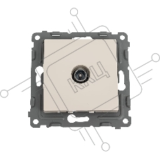 Розетка TV TOKOV ELECTRIC оконечная СП Pixel 1DB механизм бежевый