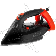 Утюг BRAYER BR4007 черный/оранжевый, 3100 Вт, 35 г/мин, 160 г/мин, 265 мл