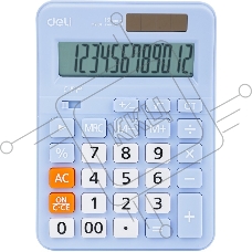 Калькулятор настольный Deli EM210FBLUE синий 12-разр.