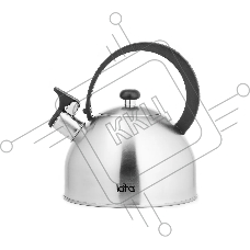 Чайник для плиты LARA LR00-65, нержавейка, матовый, 2,5 л, индукце капс дно, нейлон.ручка