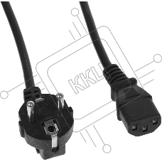 Кабель KingPrice KP-PC-Euro-C13-3m Евровилка IEC C13 3м черный