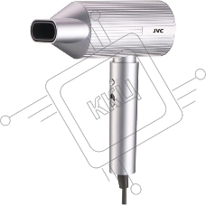 Фен JVC JHD012 серый/серебристый, 1800 Вт