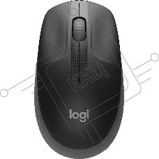 Мышь беспроводная Logitech M190 черный/темно-серый, 1000 dpi, радиоканал, USB, кнопки - 3
