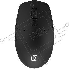 Мышь беспроводная Oklick 201MW черный, 1600 dpi, радиоканал, USB, кнопки - 4