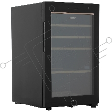 Винный шкаф Haier FWC49GA черный, 116 л, 1 отсек, 49 бут., класс A